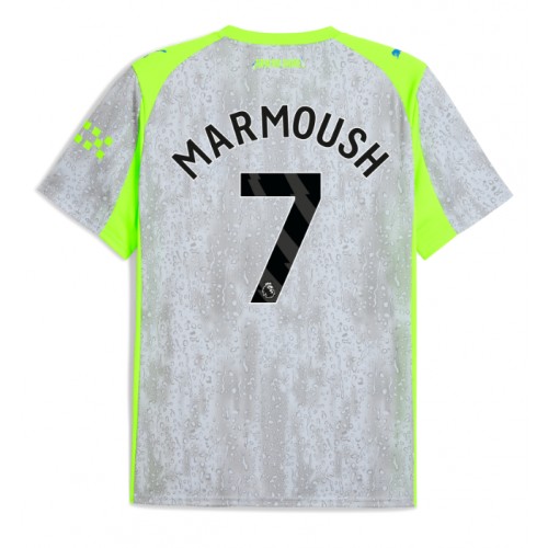Camiseta Manchester City Omar Marmoush #7 Tercera Equipación Replica 2025-26 mangas cortas